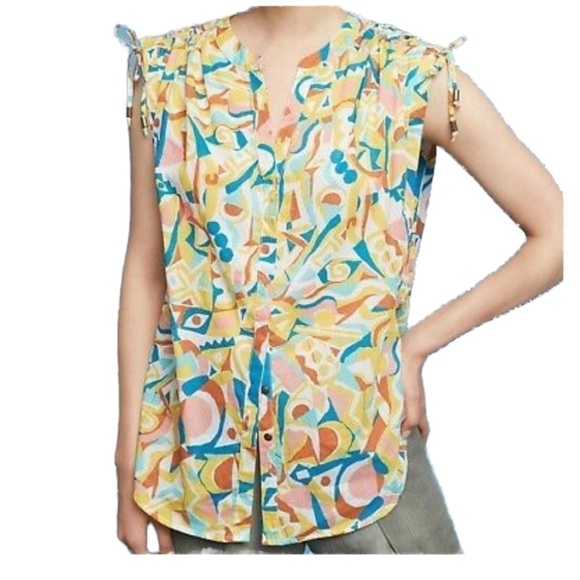 𝅺ANTHROPOLOGIE (Danielle Kroll) Brooklynite Top - Picture 2 of 9